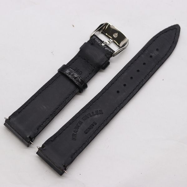 フランクミュラー 純正ベルト ブラックカラー 18ｍｍ用 メンズ/レディース腕時計 2000000 NSK NGC
