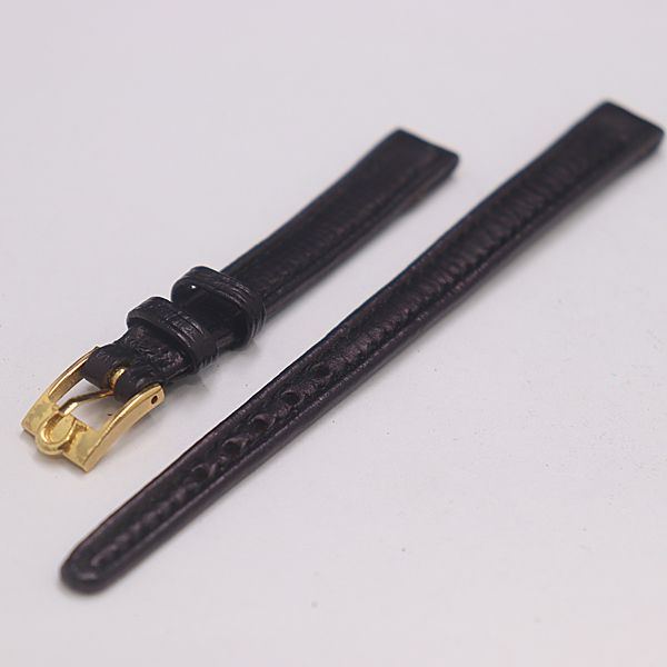 良品 オメガ 純正ベルト レザー ダークブラウンカラー 10ｍｍ用 レディース腕時計 2000000 NSK KZK