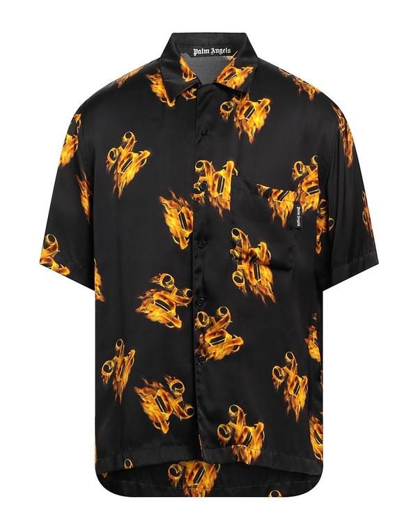 パーム・エンジェルス メンズ トップス シャツ PALM ANGELS 柄入りシャツ Black ブラック 59,280円