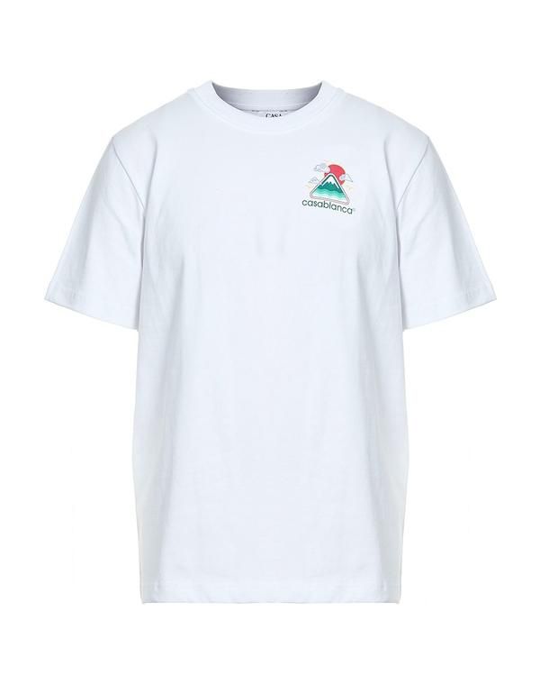 カサブランカ メンズ トップス Tシャツ CASABLANCA Ｔシャツ White ホワイト