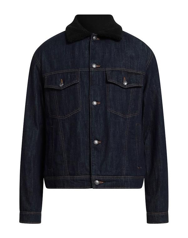 ジャストカバリ メンズ アウター ジャケット・ブルゾン デニムブルゾン JUST CAVALLI Blue ブルー