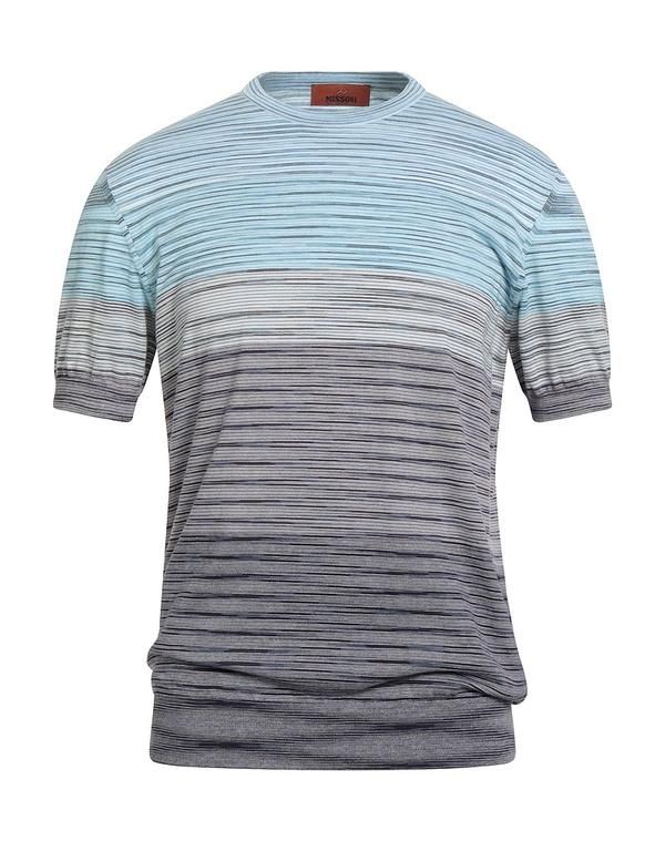 ミッソーニ メンズ トップス Tシャツ MISSONI Sky Blue ブルー