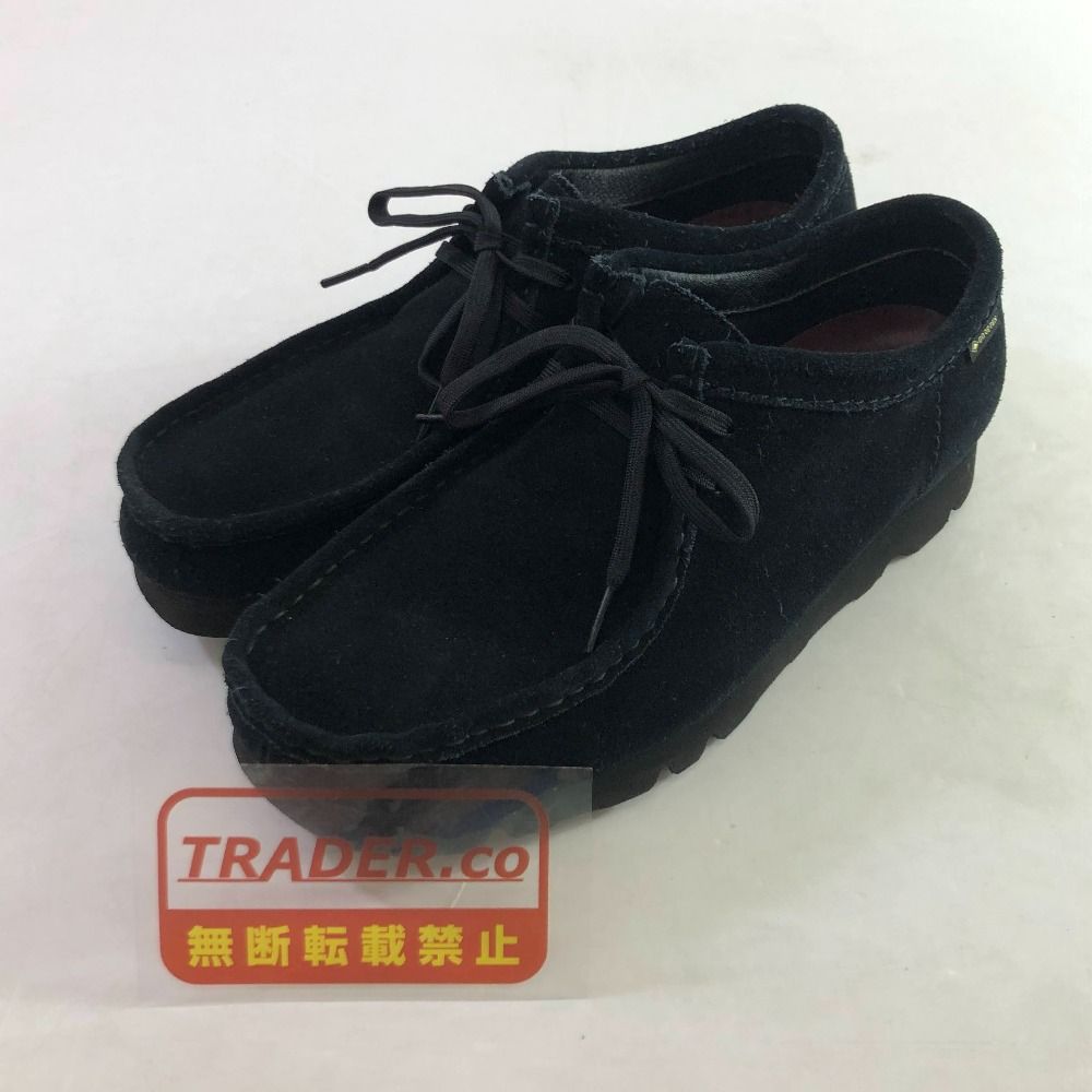 04w7449∞※【中古】 Clarks クラークス ワラビー ゴアテックス 21621 ブラック スエード サイズUK8 1/2 【八王子店】 14,555円