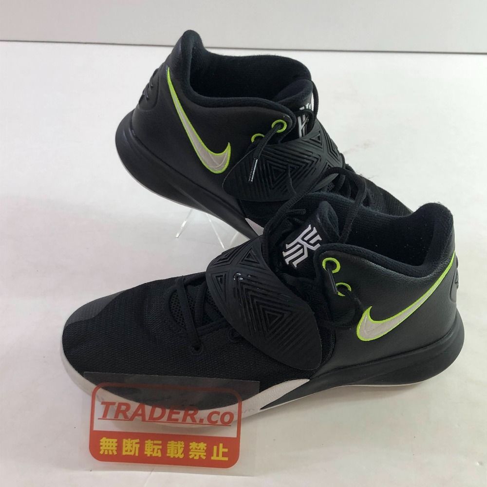 04w7450∞※【中古】 NIKE KYRIE FLYTRAP 3 EP ナイキ バスケットボール カイリー フライトラップ 3 EP CD0191-001 ブラック/ホワイト-ボルト 28.5cm スニーカー 【八王子店】