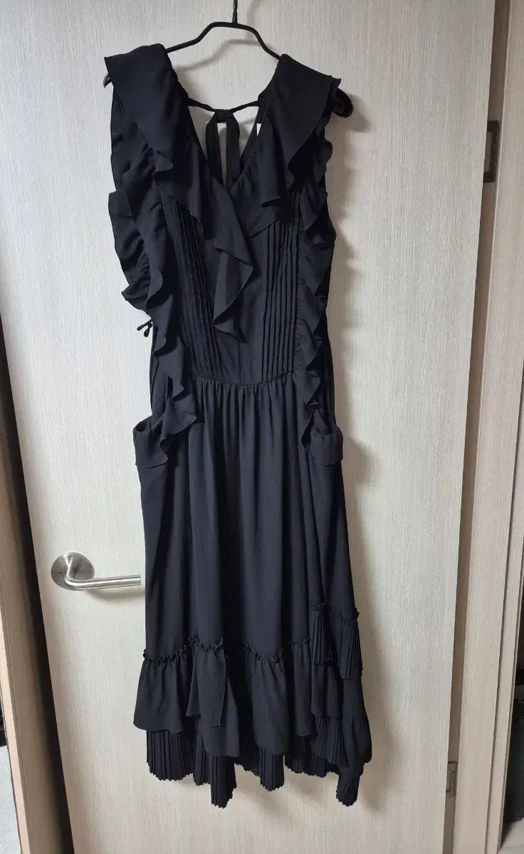 (正規品)LUCKY CHOUETTE ラッキーシュエトゥ JDC LINE ONE PIECE ワンピース フリル Long ロング ドレス 38