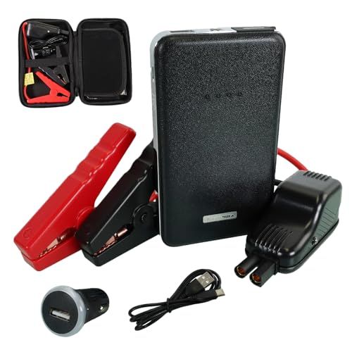 カシムラ(Kashimura) ジャンプスターター5400mAh 車のバッテリー上がり対策 ガソリン車2.5L対応 保護回路機能内蔵のジャンプスタートケーブル LEDライト搭載 NKD-151★