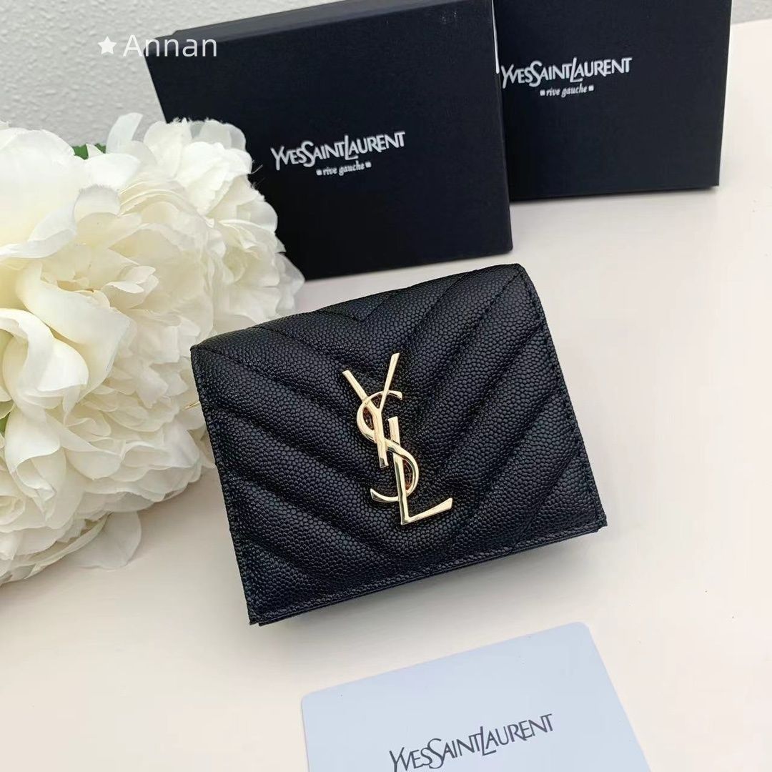 【極美品 現行型】 YSL Yves saint Laurentイヴ イヴサンローラン 小銭入れ