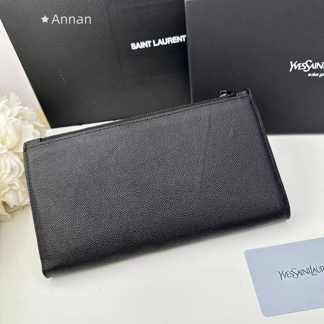新品同様 人気 YSL Yves saint Laurentイヴ イヴサンローラン 長財布