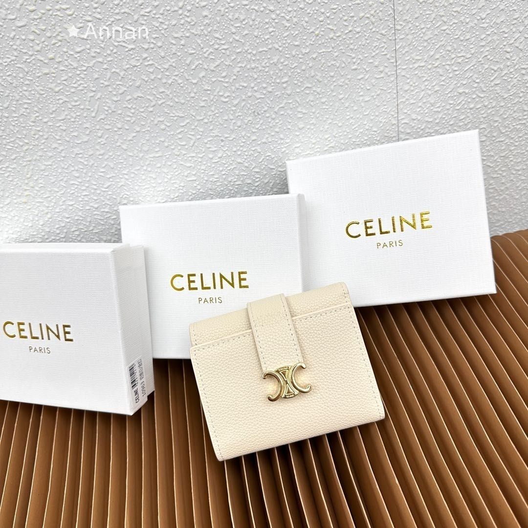 新製品 本日特価 CELINE セリーヌ ウォレット 折り財布 小銭入れ