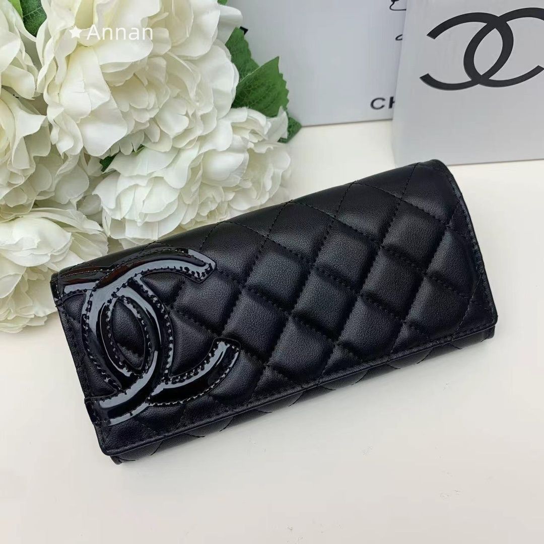 超美品 限定品 CHANEL シャネル ウォレット長財布 小銭入れ