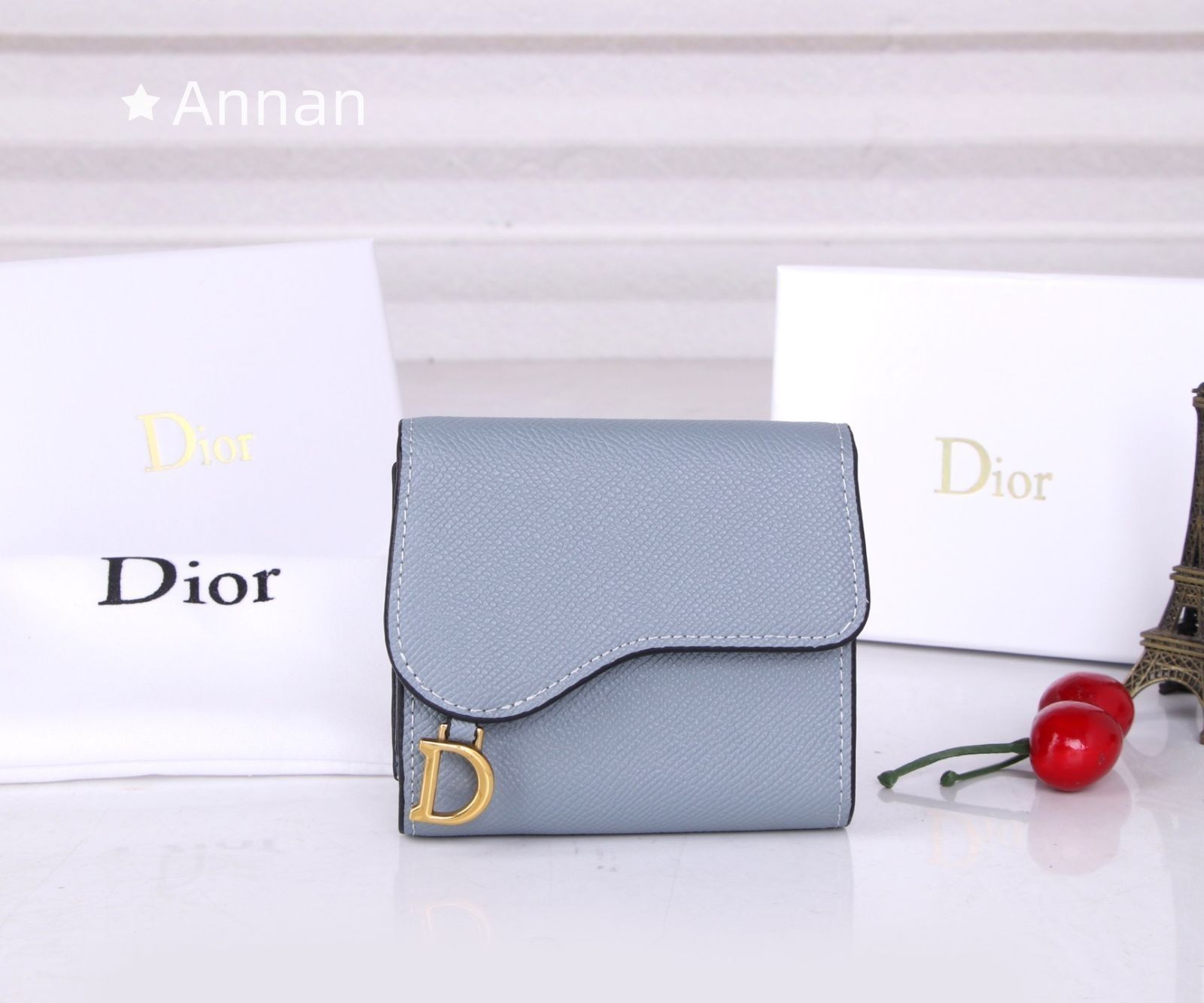 使用少 極美品 Christian Dior クリスチャンディオール 折り財布 小銭入れ