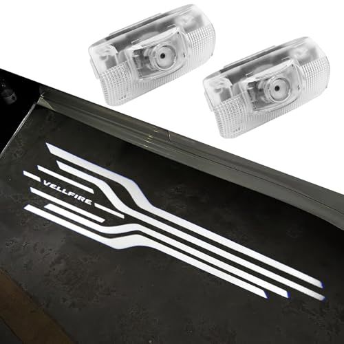 ヴェルファイア 専用 LEDカーテシランプ ドアライト トヨタヴェルファイア20系 30系 40系 ロゴ投影 高輝度 クール演出 クォーツガラス使用 取付簡単 2個セットts 2e478da0