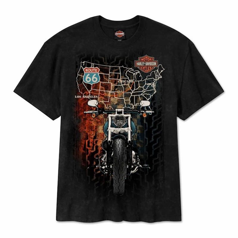 HARLEY-DAVIDSON 純正　メンズ HD ルート66 アニバーサリー 半袖Tシャツ_96807-26VM 5,839円