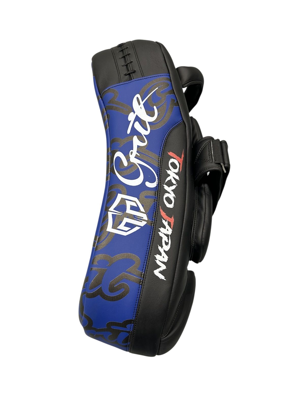 GRIT BIG MITT KICK SHIELD BLACK BLUE ビックキックミット
