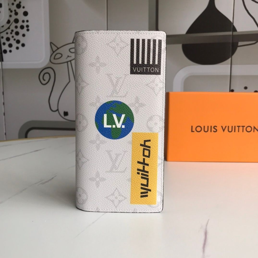 洒落 美品LOUIS VUITTON 財布 メンズ ルイヴィトン 長財布 メンズ LV 財布
