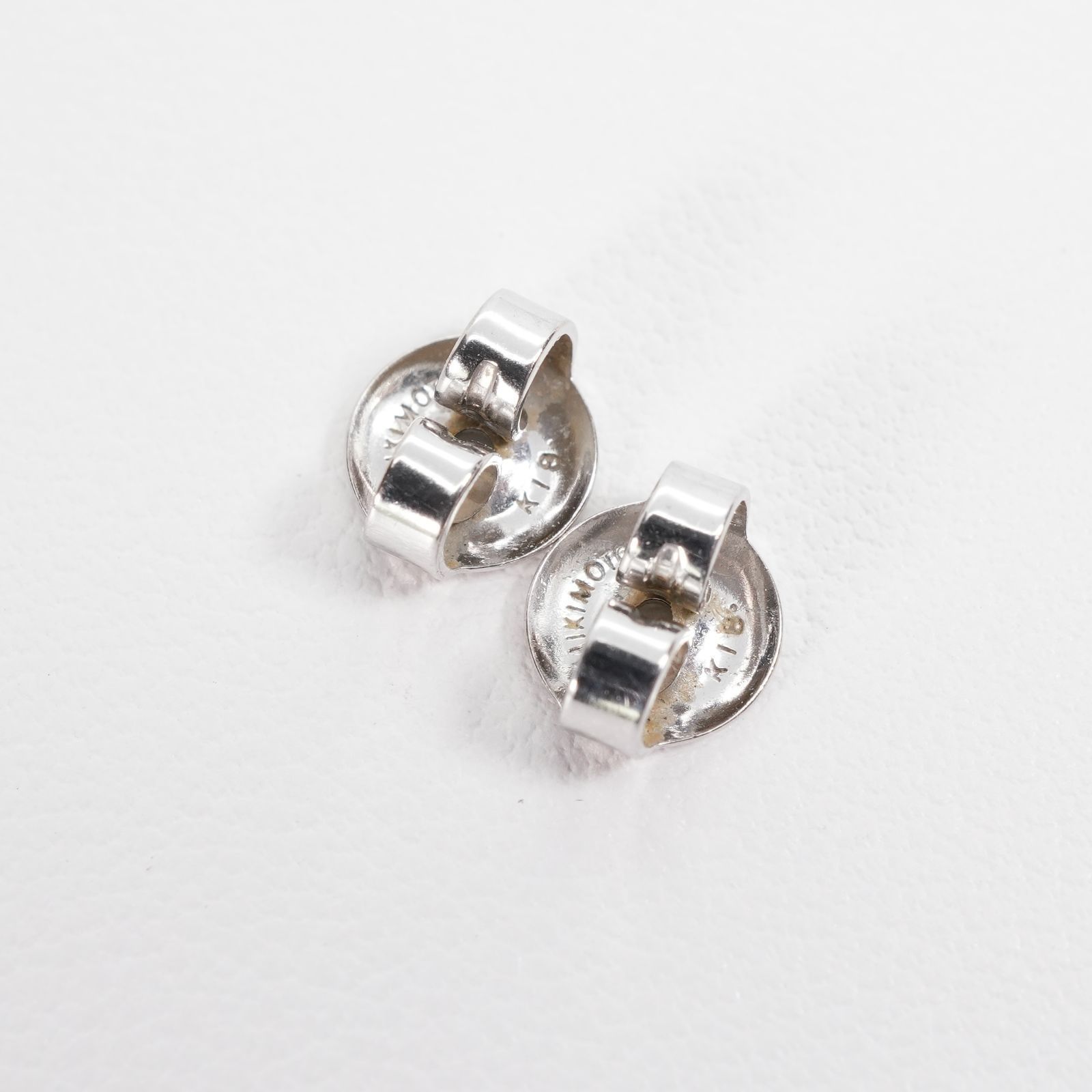 ミキモト ハート K18WG パール ピアス MIKIMOTO◎ /24-4562 - メルカリ