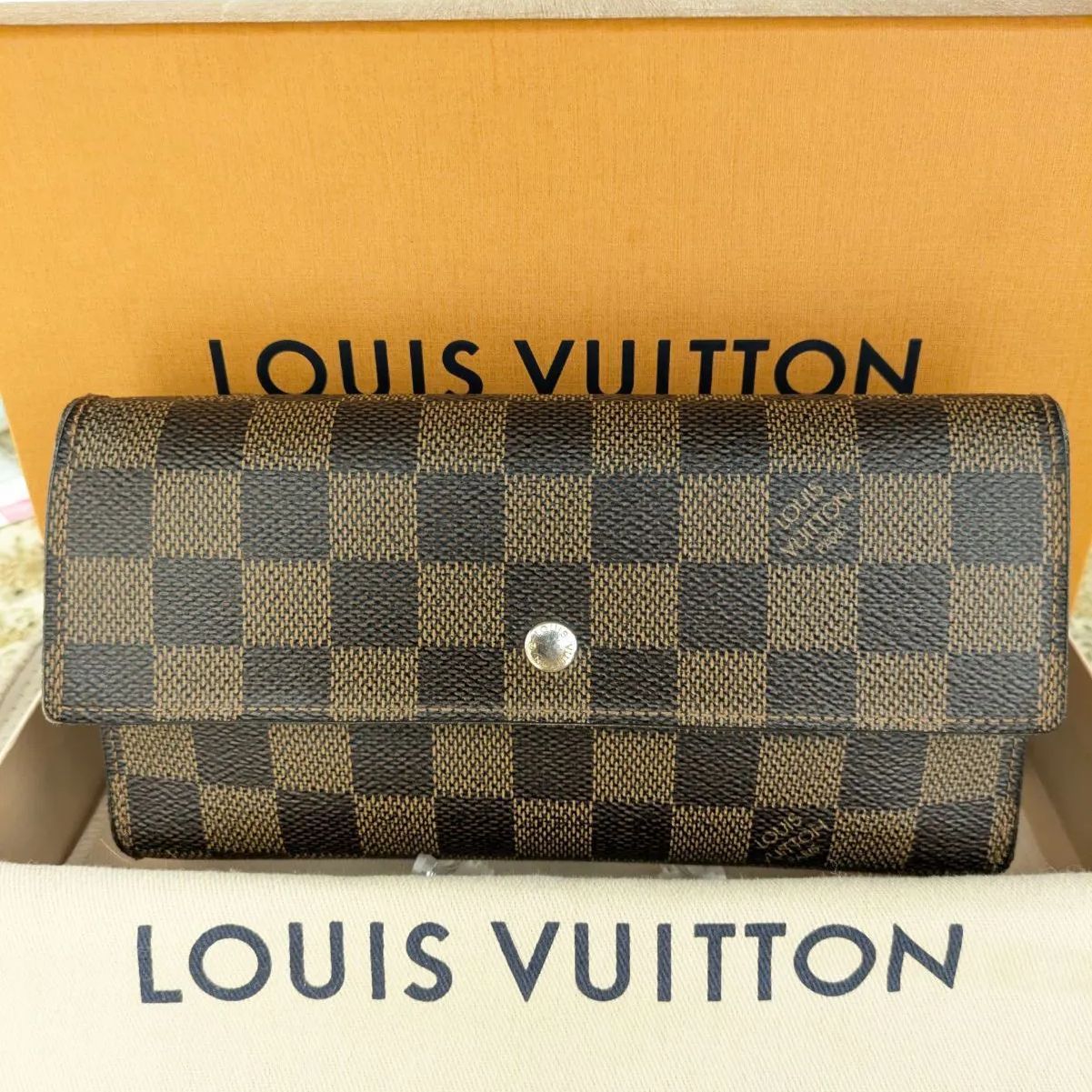 LOUIS VUITTON ルイヴィトン ダミエ ポルトフォイユ インターナショナル 14100-EB077074