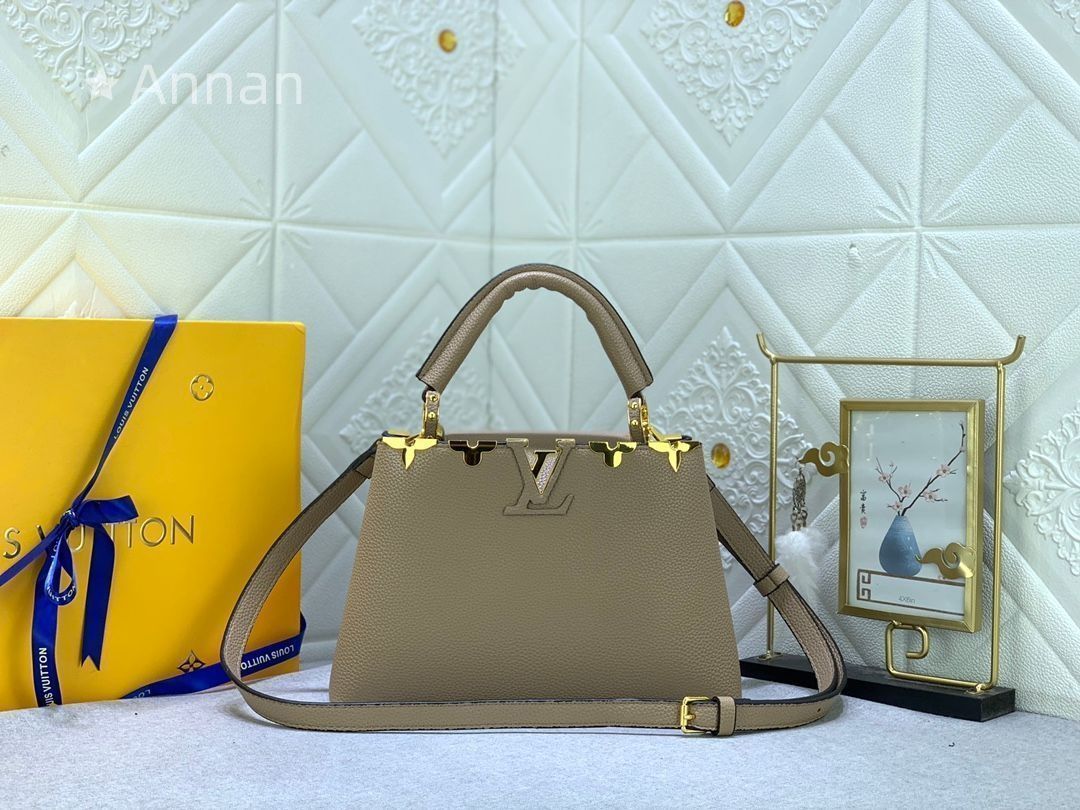 美品 ★LOUIS VUITTON★ ルイヴィトン ハンドバッグ カプシーヌ MM 2WAY ガレ