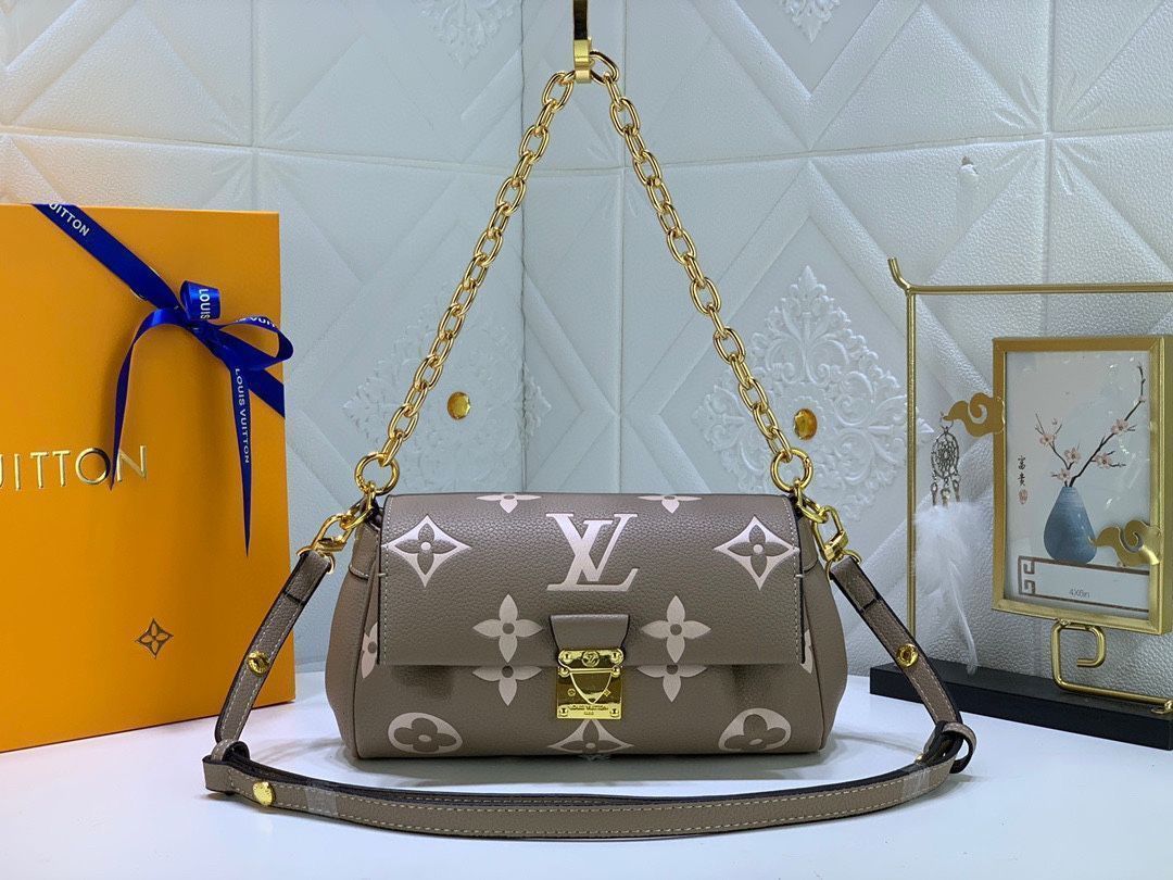 LOUIS VUITTON ルイヴィトン ショルダーバッグ モノグラムアンプラント フェイボリット NM 2WAY トゥルティエールクレーム M45836 レディース レザー 9,490円
