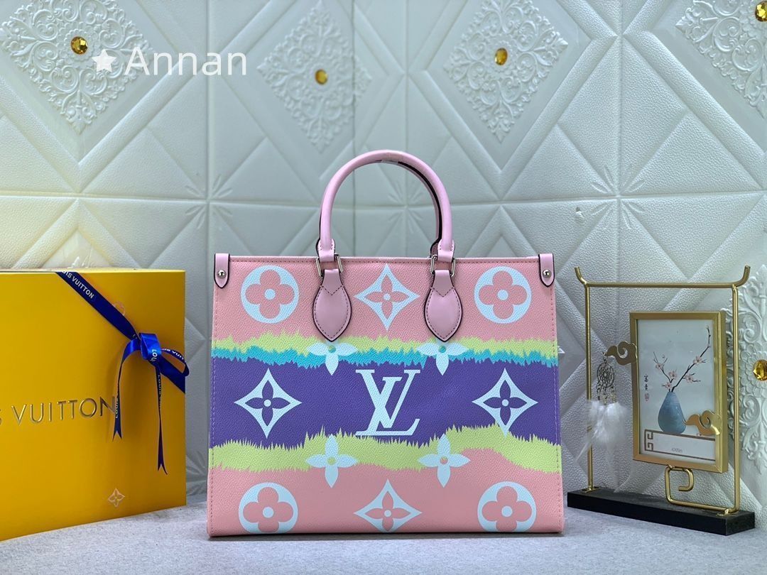 美品★LOUIS VUITTON ルイヴィトン ハンドバッグ LVエスカル オンザゴーMM