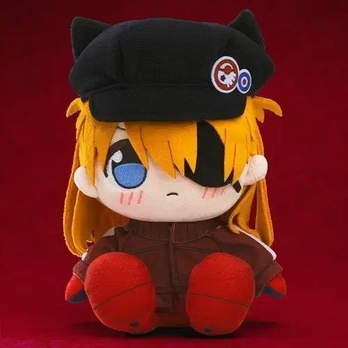 エヴァンゲリオン アスカ アイマスク クリパン ぬいぐるみ ぬいぐるみ 出品