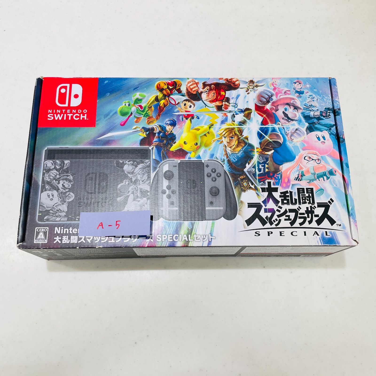 訳あり 箱付 液晶美品 Nintendo Switch 大乱闘スマッシュブラザーズ