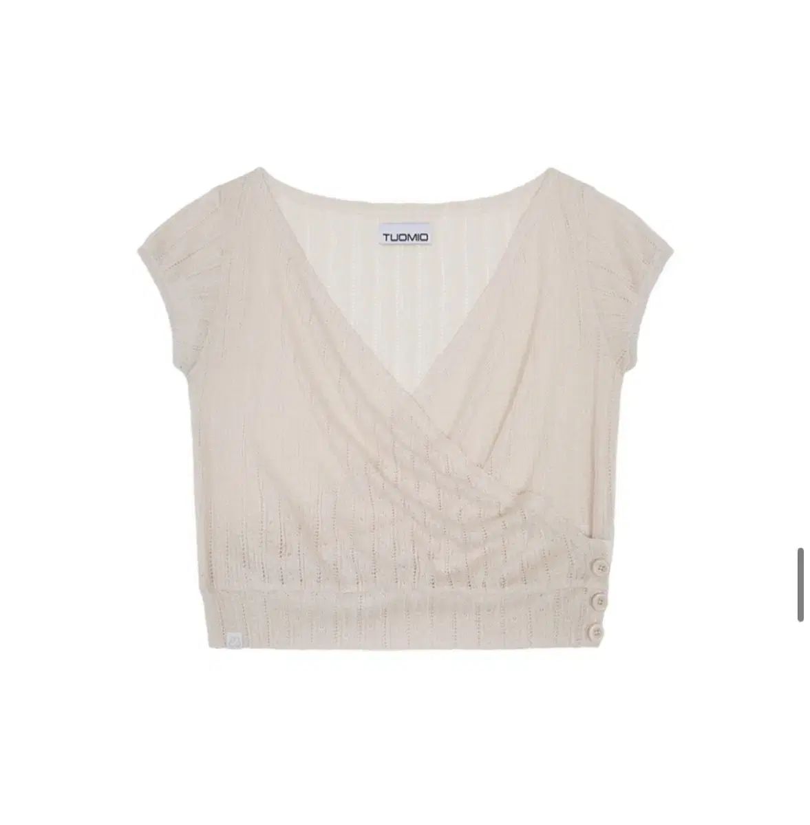 秋山 澪 tuomio layered bolero beige