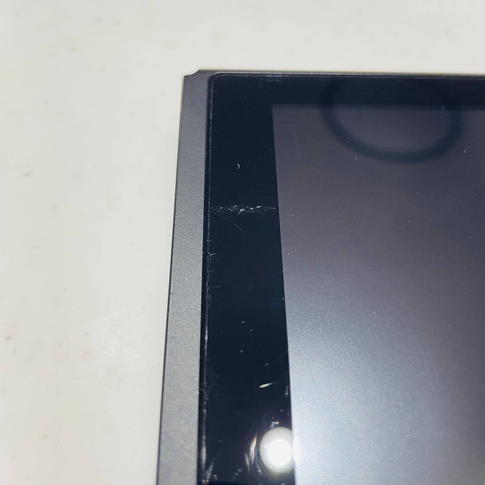 箱付 HAC-001 Nintendo Switch グレー 旧型 初期型 液晶ベゼル小キズ