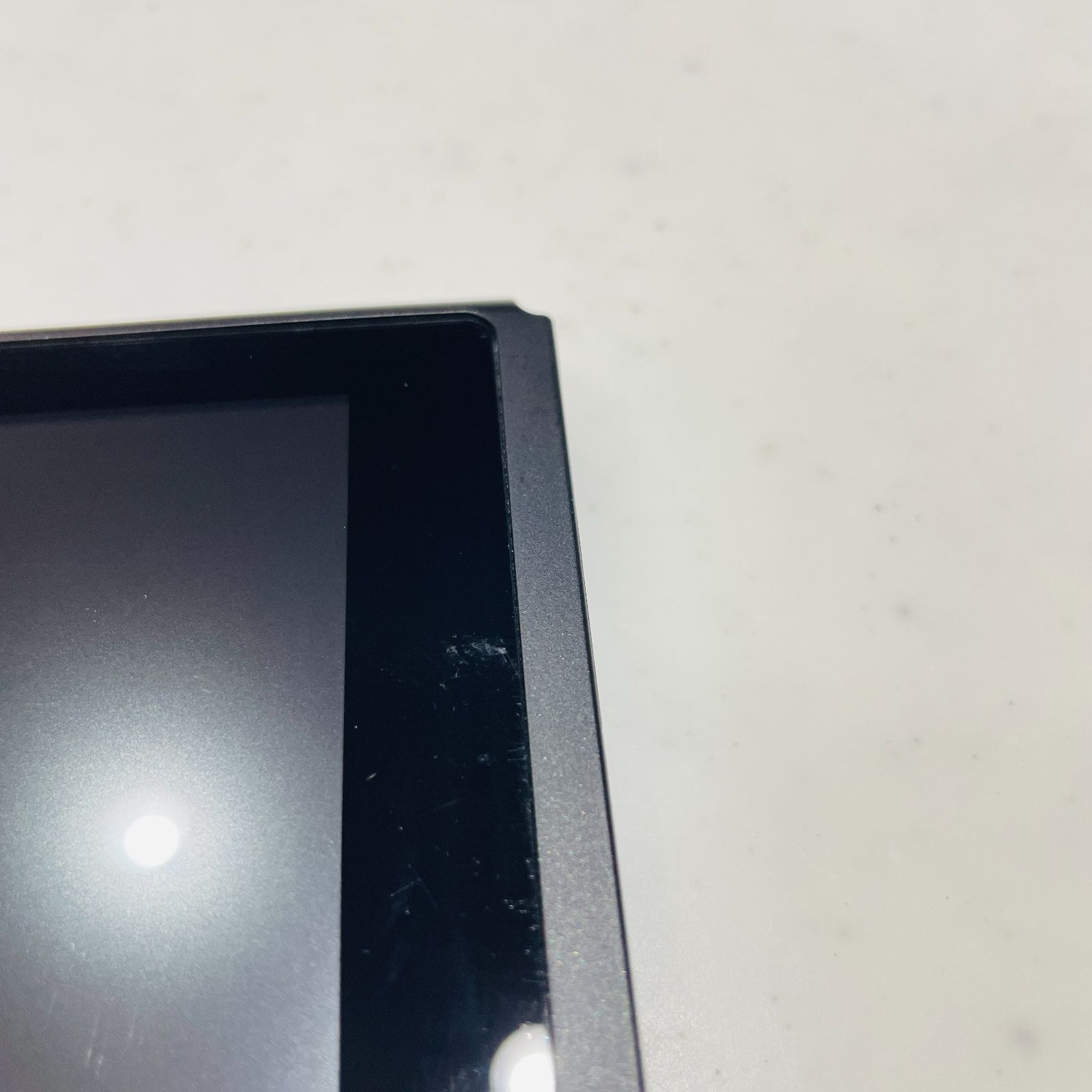 箱付 HAC-001 Nintendo Switch グレー 旧型 初期型 液晶ベゼル小キズ
