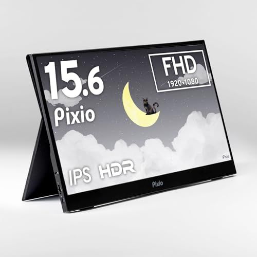 Pixio ポータブルモニター PX160 Wave 15.6インチ 60Hz FHD IPS HDR USB Type-C ミニHDMI ピクシオ モバイルモニター ディスプレイ 軽量t 7ef6c734