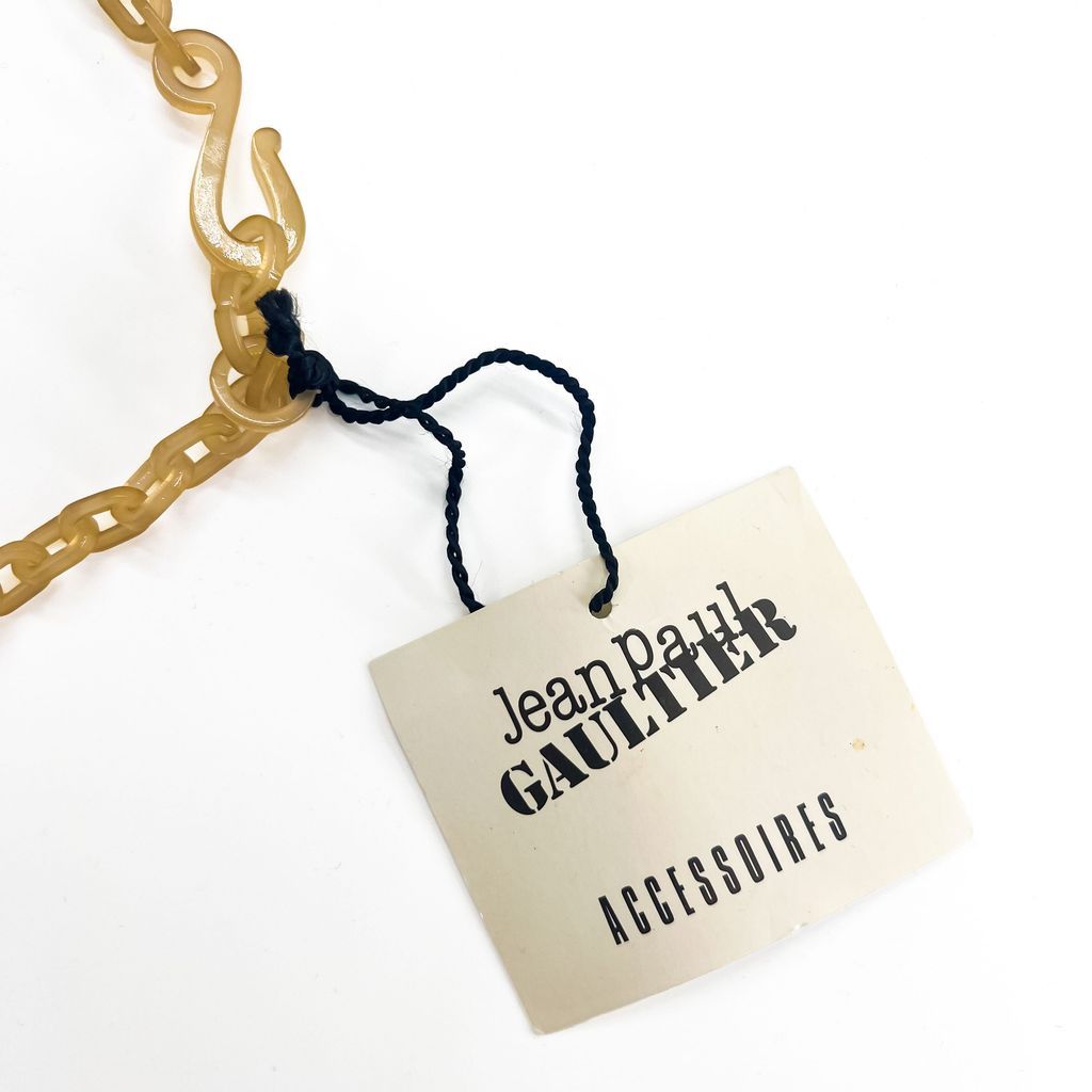 Jean Paul GAULTIER フランス製 アセテート マーブルプレート 
