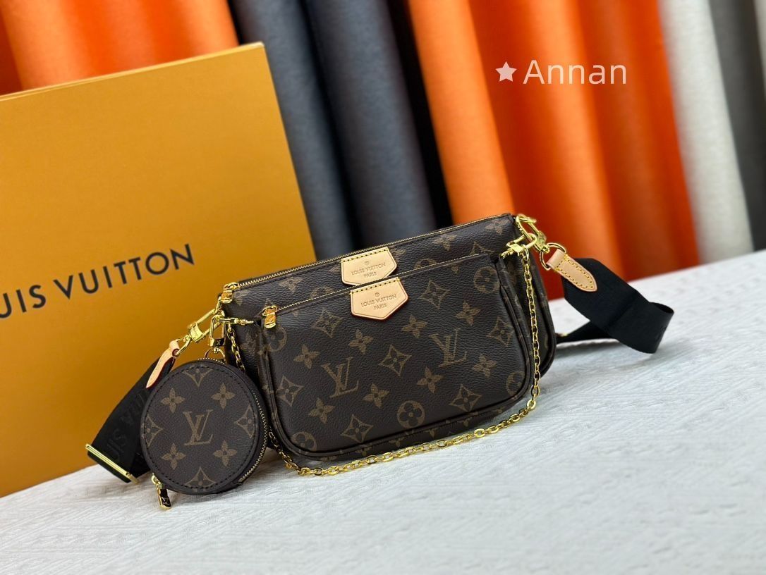 LOUIS VUITTON ルイヴィトン ショルダーバッグ ミュルティポシェットアクセソワール レディース