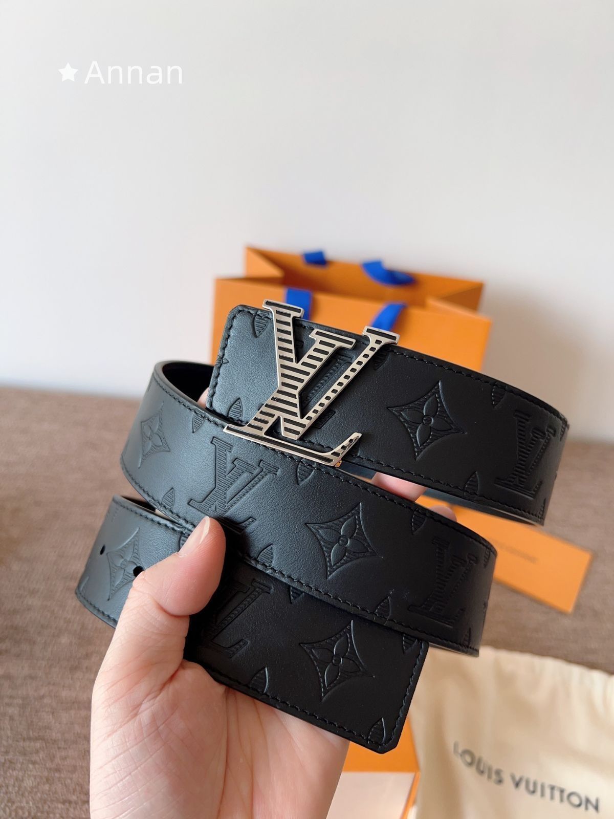 送料無料 LV LOUIS VUITTON ルイヴィトン ベルト メンズ 本革