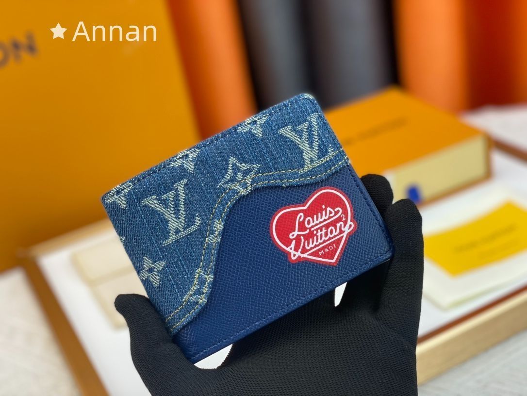 状態良 LOUIS VUITTON ルイヴィトン メンズ 2折り財布