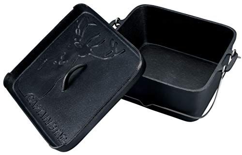 キャプテンスタッグ(CAPTAIN STAG) ダッチオーブン 鉄鋳物 角型 ダッチオーブン シーズニング不要 UG-3071/UG-3072Ju