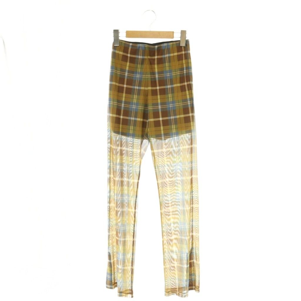 即完売した人気のチェックロンパー Ameri VINTAGE アメリヴィンテージ Ameri VINTAGE 26SS WRAP BELT SET CHECK PANTS