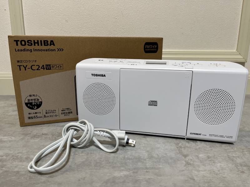 美品! TOSHIBA CDラジオ TY-C24 2024年製 動作確認ok! - メルカリ