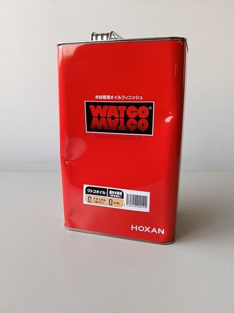 【2営業日で発送】カンペハピオ 【アウトレット】WATCO(ワトコ) ワトコオイル 屋内木部用 ナチュラル(W01) 3.6L (3955bp) 5,647円