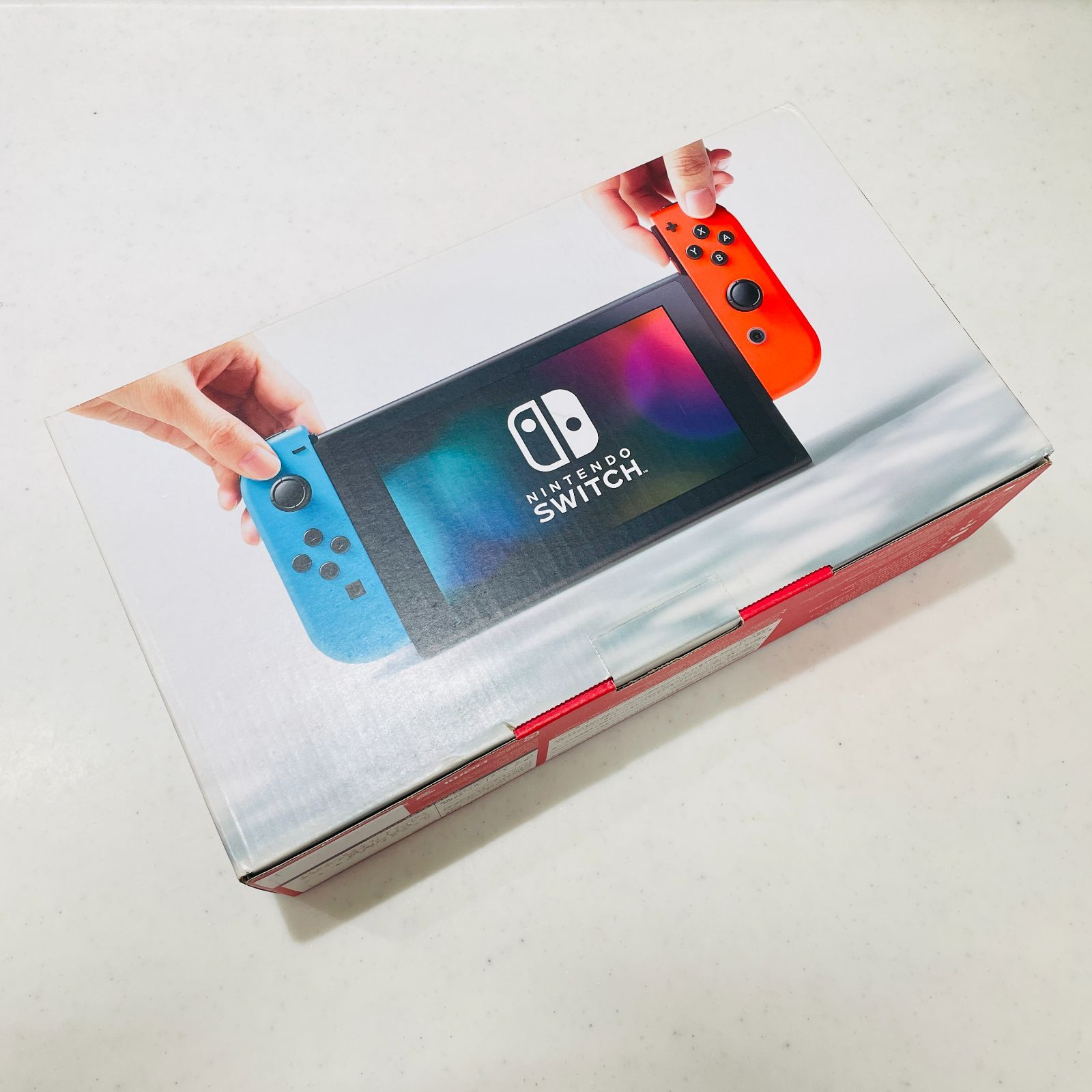 HAC-001 未対策機該当ロット 箱付 美品 Nintendo Switch ネオンブルー