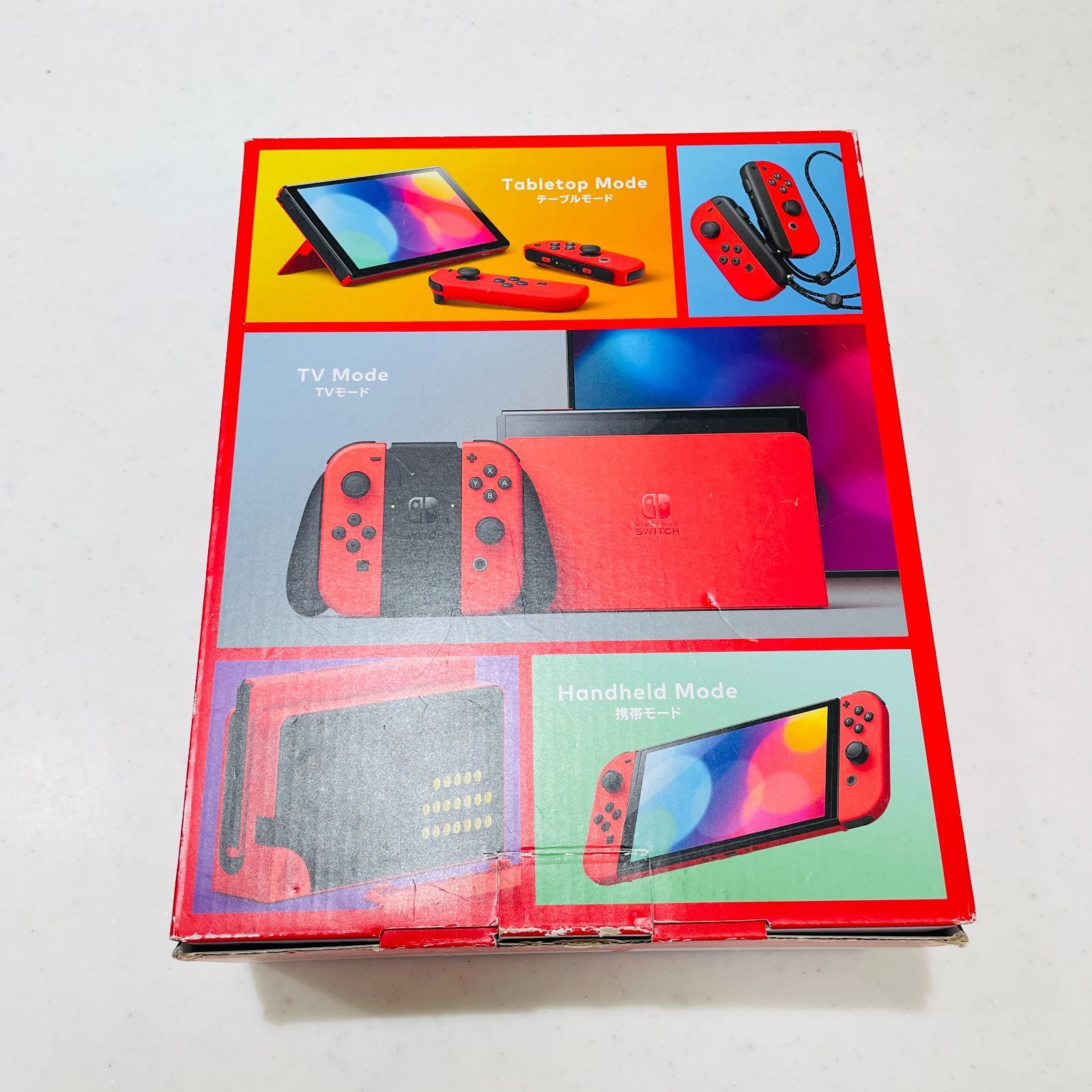 HEG-001 箱付 完品 Nintendo Switch 有機ELモデル マリオレッド 液晶