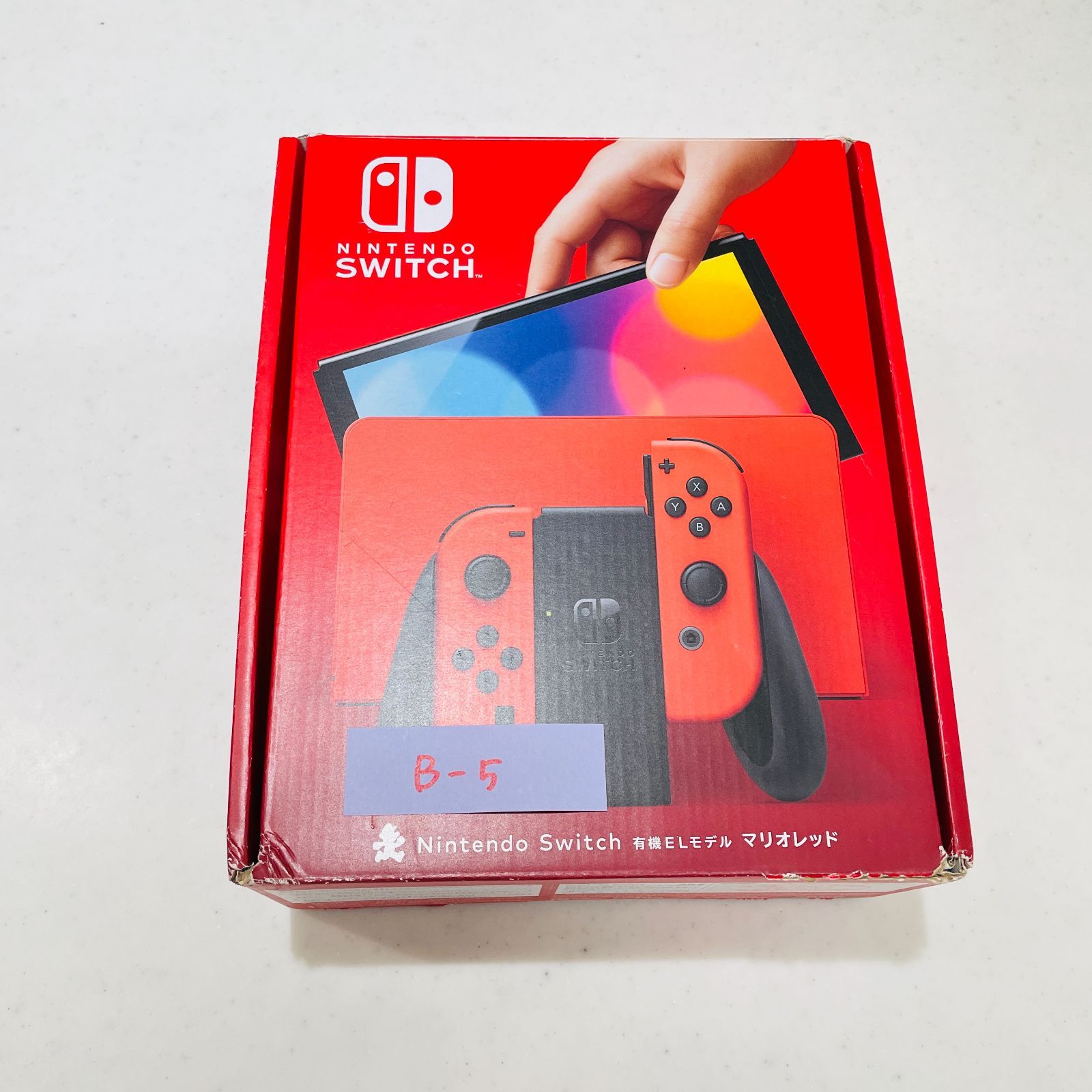 HEG-001 箱付 完品 美品 Nintendo Switch 有機ELモデル マリオレッド 
