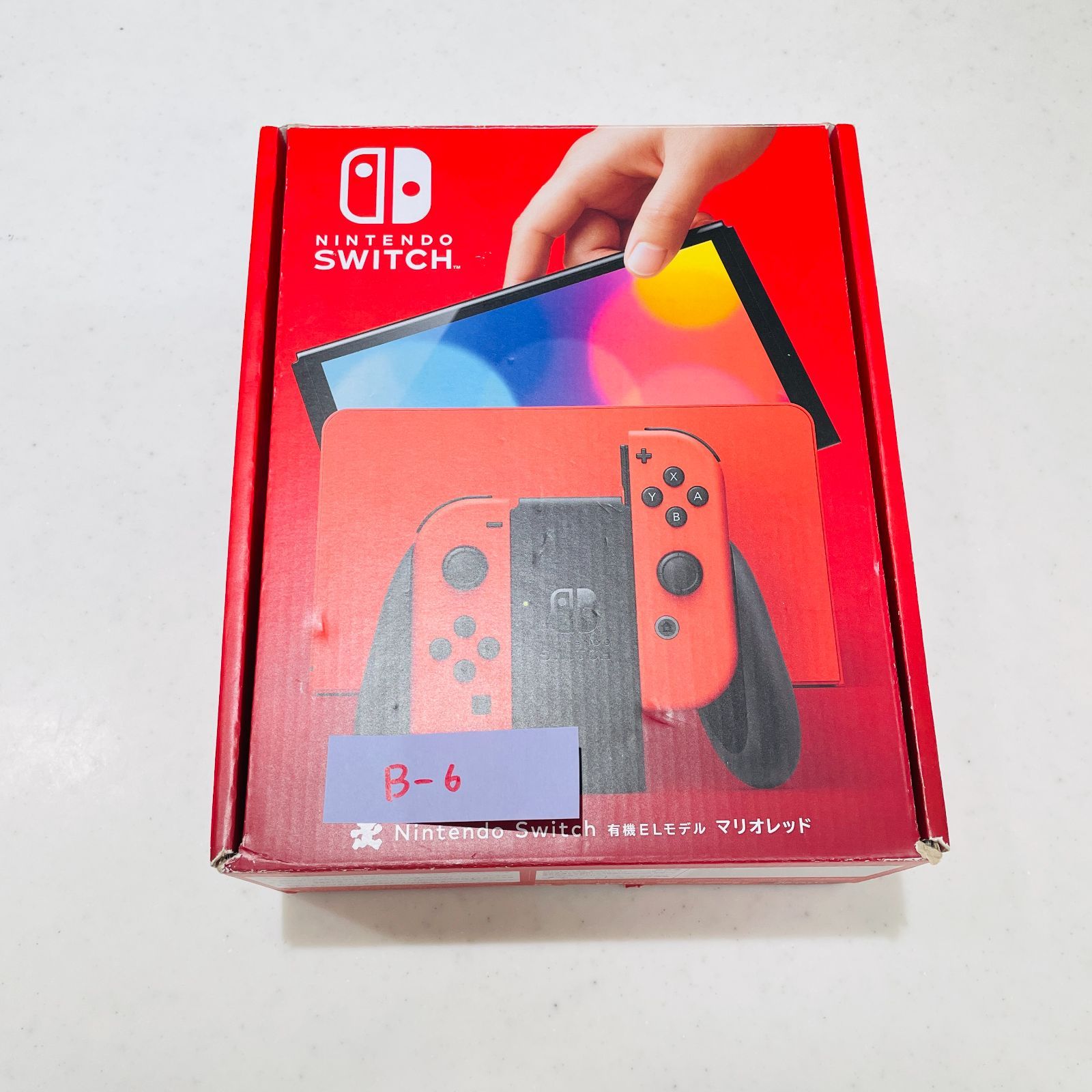 HEG-001 箱付 完品 美品 Nintendo Switch 有機ELモデル マリオレッド