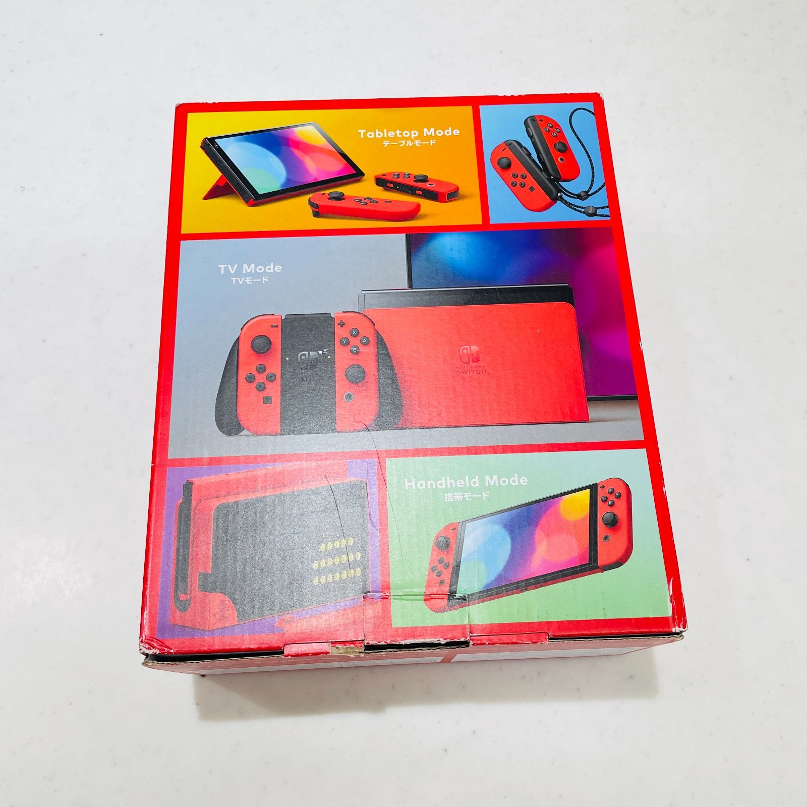 HEG-001 箱付 完品 美品 Nintendo Switch 有機ELモデル マリオレッド