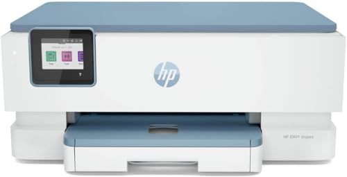 HP プリンター A4 インクジェット 複合機 ENVY Inspire 7221 Wi-Fi 無線LAN対応 自動両面印刷 スマホ対応 タッチスクリーン付 インク切れでも安心 シングルカートリッジ対応 テレワーク サーフブルー (31K15D0-AAADJu 11,400円