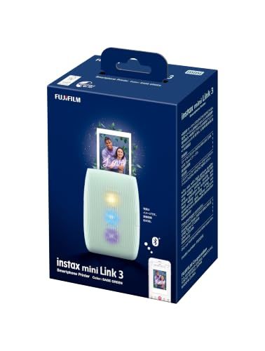 富士フイルム(FUJIFILM) チェキ スマホプリンター instax mini Link3 セージグリーン INS MINI LINK3 S GREENJu