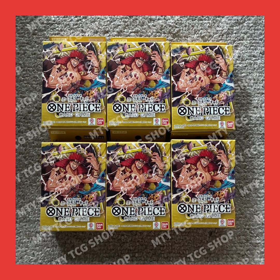 ☆ワンピースカード スタートデッキ 黄 ユースタス・キッド ST-36 6個