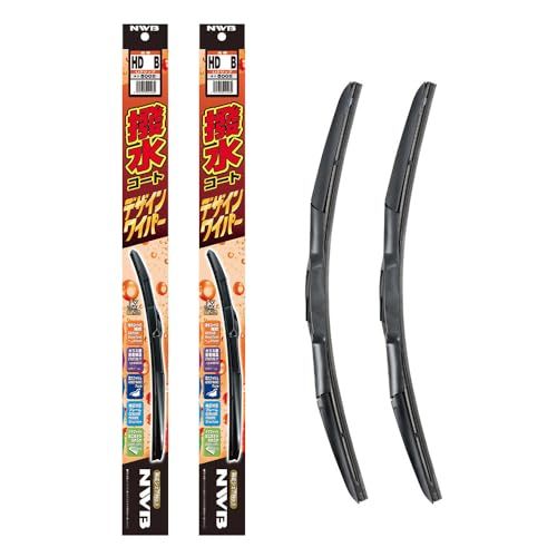 雨用ワイパー ホンダ N-BOX JF3 JF4用 ワイパーブレード フロント 左右 2本セット 撥水コートデザインワイパー HD48B(475mm)+HD43B(425mm) 交換 ワイパーゴム 替えゴム NWB エヌダブルビー U字形状 a42cf77a