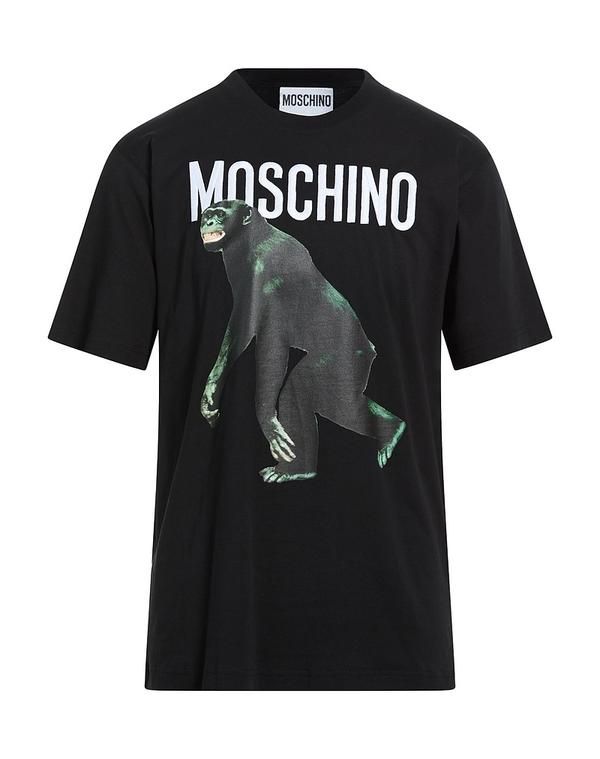 モスキーノ メンズ トップス Tシャツ MOSCHINO Black ブラック
