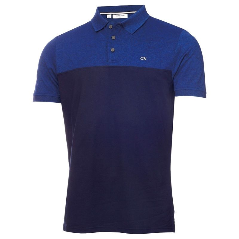 カルバンクラインゴルフ メンズ トップス Tシャツ ポロシャツ Calvin Klein Golf Block Polo Shirt CobmNvy