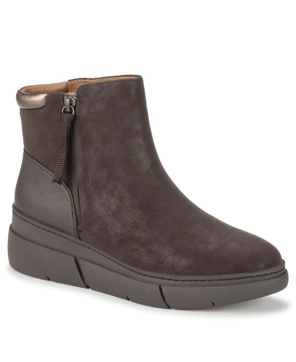 ベアトラップス レディース シューズ ブーツ・レインブーツ Baretraps Womens Lakelyn Wedge Bootie Dark Brown ブラウン